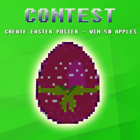 planet of cubes, contest, easter, eggs, 2018, happy easter